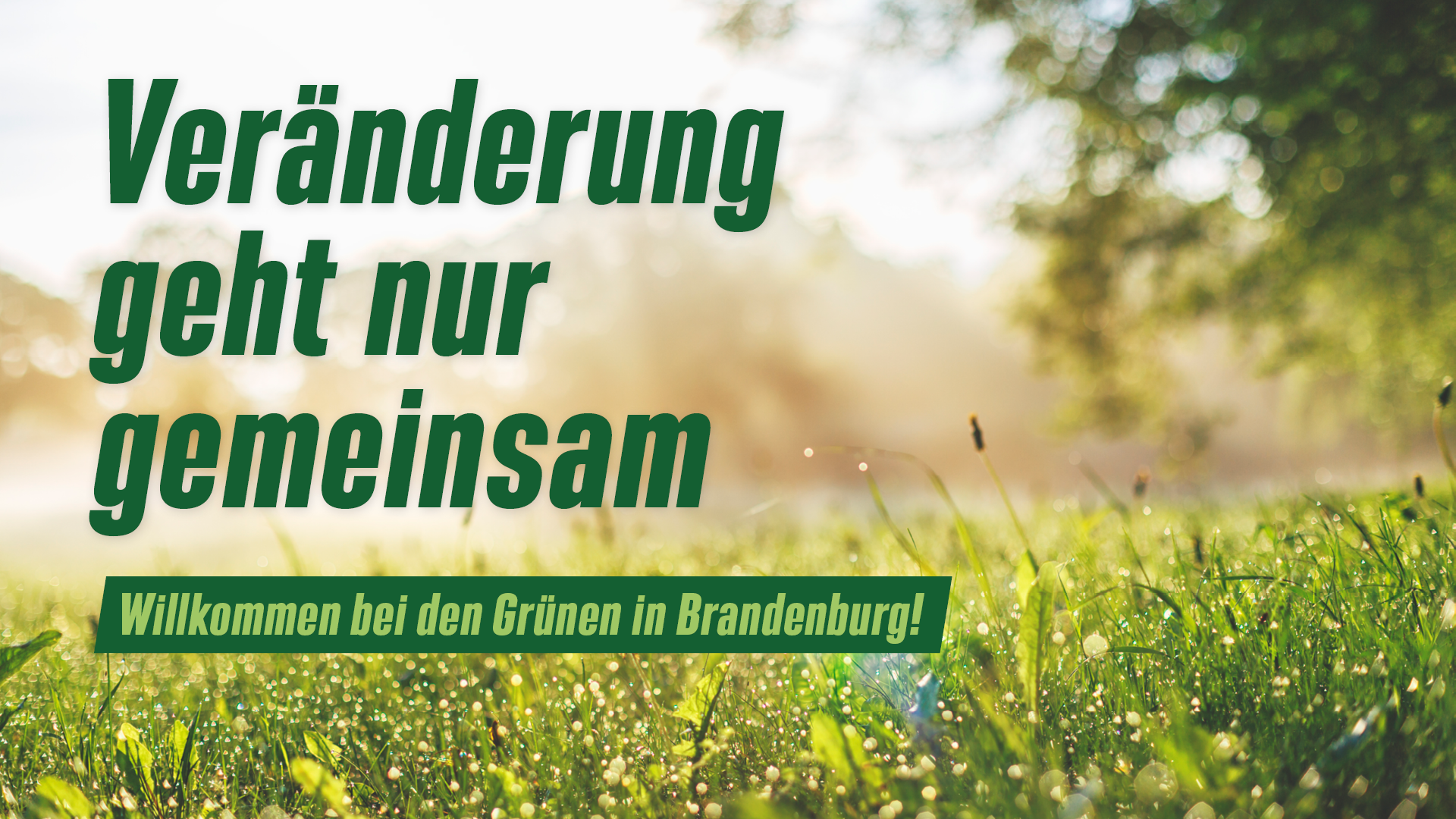 Header Veränderung geht nur gemeinsam 