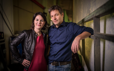 Annalena Baerbock und Robert Habeck Foto: © Dominik Butzmann