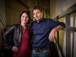 Annalena Baerbock und Robert Habeck Foto: © Dominik Butzmann